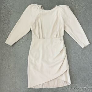 Ba&Sh Molly Backless Mini Tan Dress